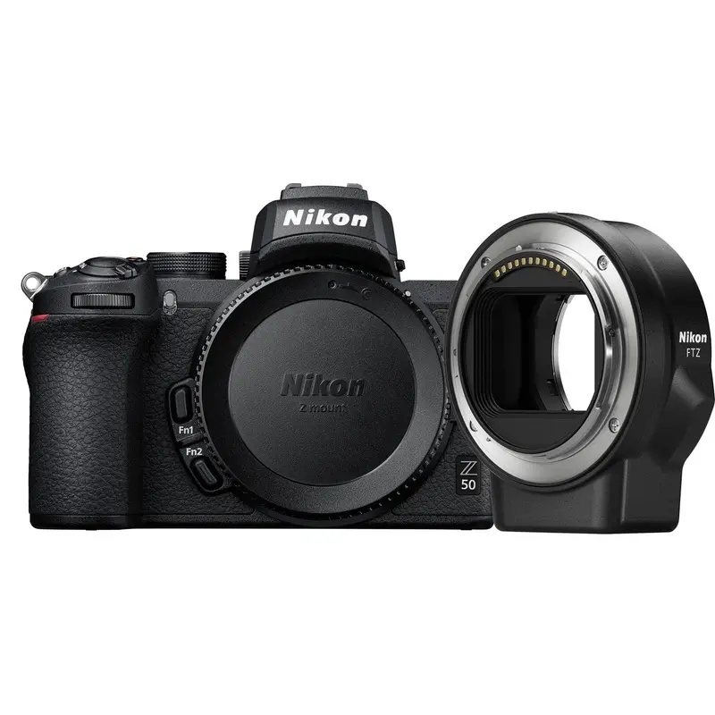 Nikon Z50 Digital Camera Body Only (with FTZ Adapter)