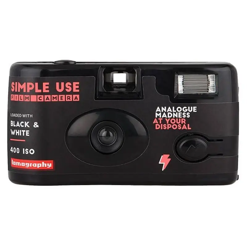 Lomography Simple Use Reloadable Camera Black & White Film 27 exp