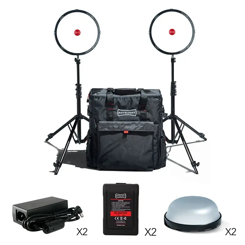 Rotolight AEOS II Ultimate Kit LED Bundle for Photography and Videography