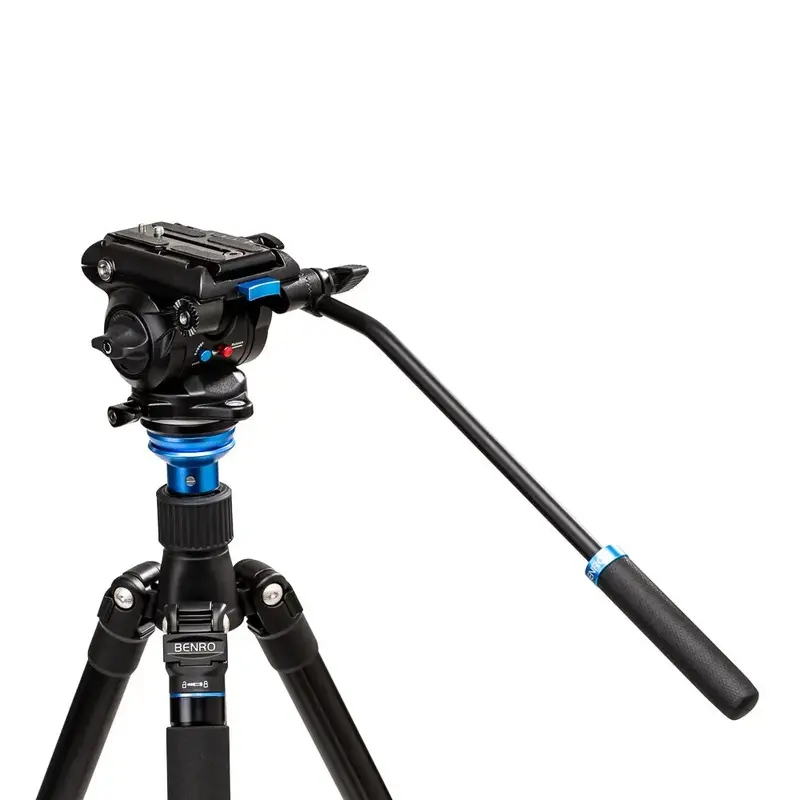 Benro S4 PRO Flat Base Fluid Video Tripod Head