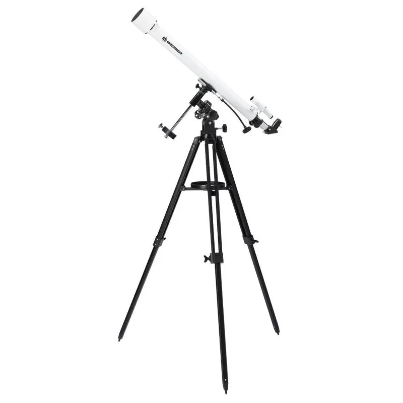 BRESSER Classic 60/900 EQ Refractor Telescope Complete set - phone camera mount