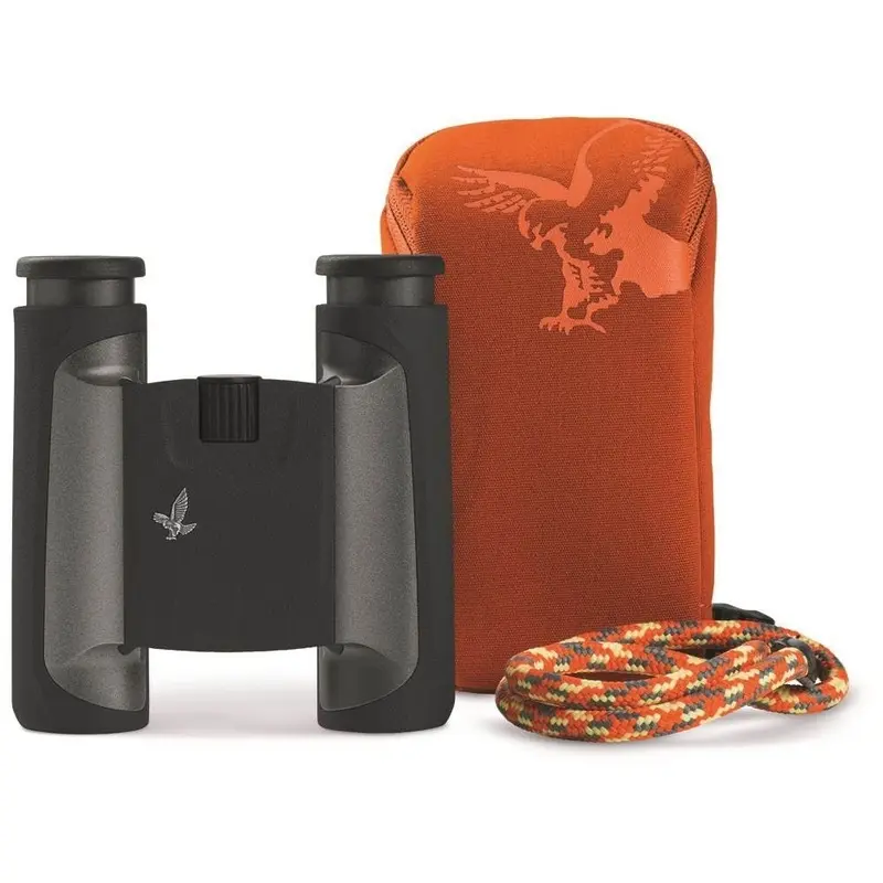 Swarovski CL 10x25 Pocket Binoculars Anthracite with Mountain Accessory Pack