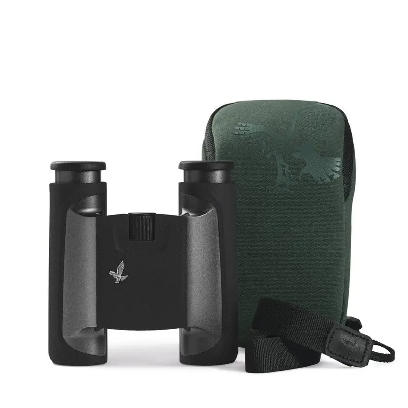 Swarovski CL 10x25 Pocket Binoculars Anthracite with Wild Nature Accessory Pack