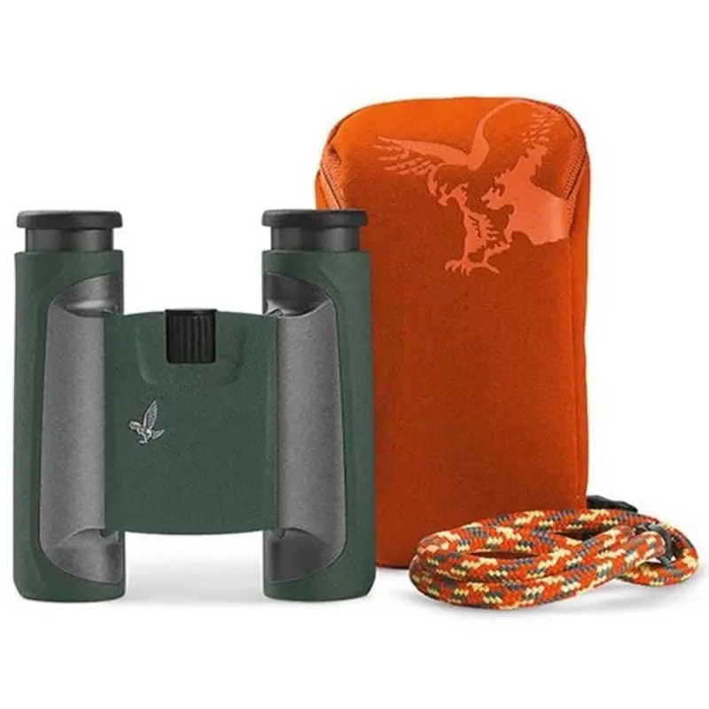 Swarovski CL 10x25 Pocket Binoculars Green with Mountain Accessory Pack