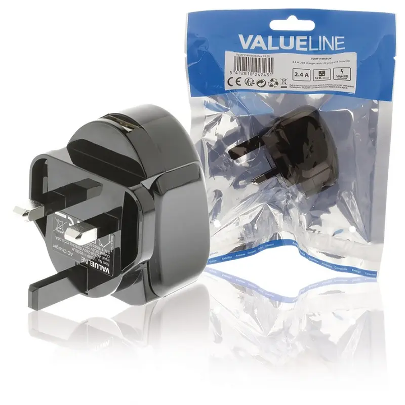 Valueline USB Wall Charger with SmartID Technology