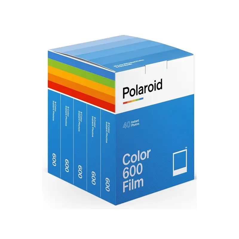 5 X Polaroid Color 600 Instant Camera Film