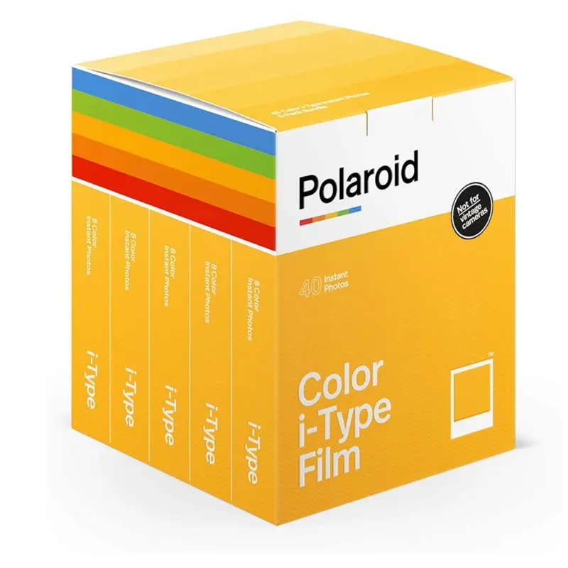 Polaroid I-Type Colour Instant Film 5 pack (40 shots)