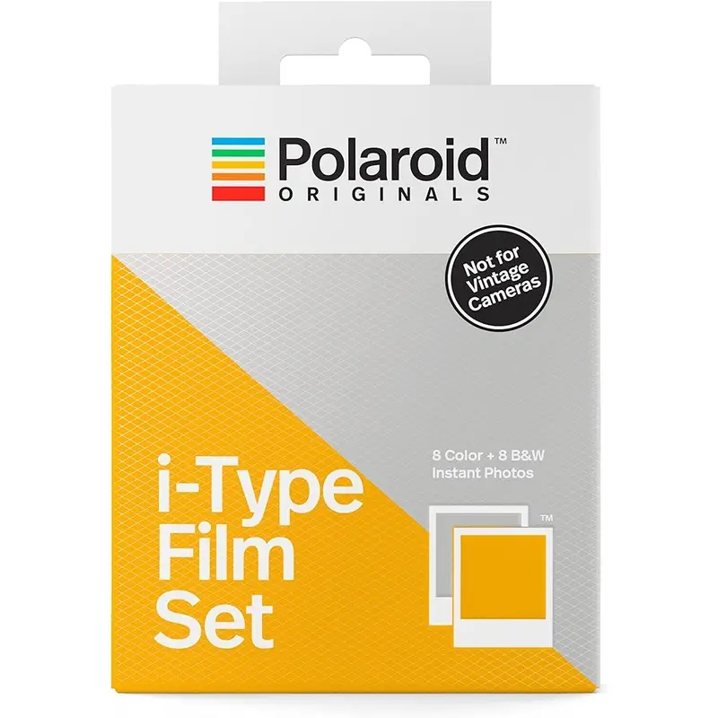 Polaroid i-Type Instant Film Set White frame 1 Colour & 1 B&W