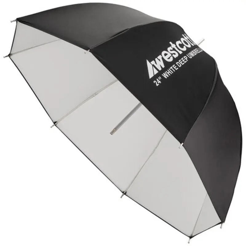 Westcott Deep Umbrella - White Bounce (24") (5628)