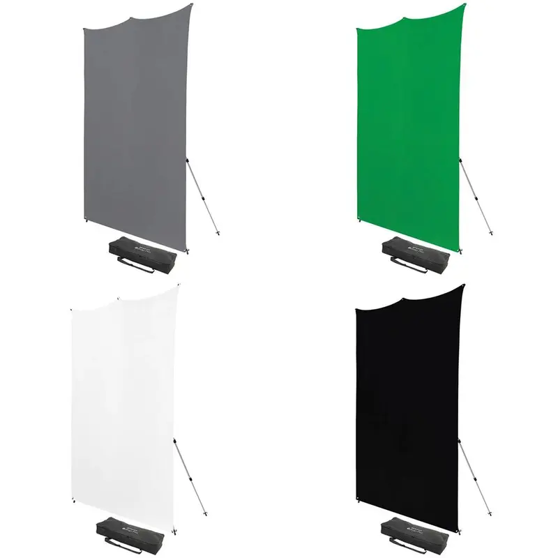 Westcott X-Drop Pro Wrinkle-Resistant Sweep Backdrop Kit  8'X8'