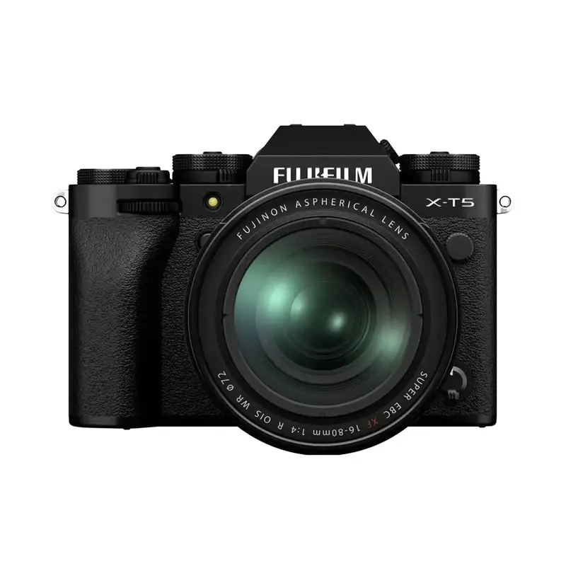 Fujifilm X-T5 Mirrorless Camera with 16-80mm f4 lens - Black