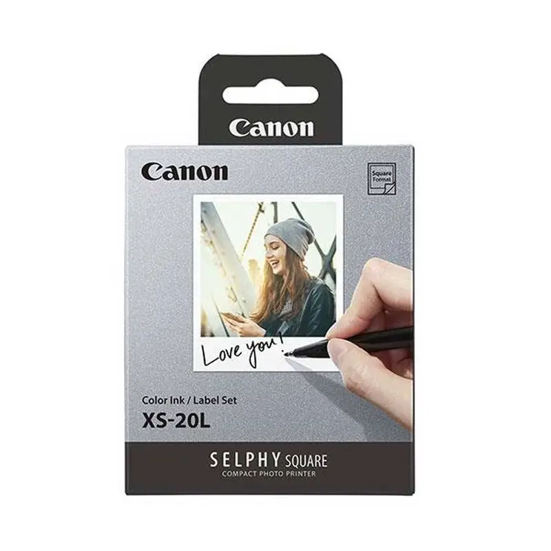 Canon XS-20L 72x85mm Photo Paper & Ink Set for Selphy Printers