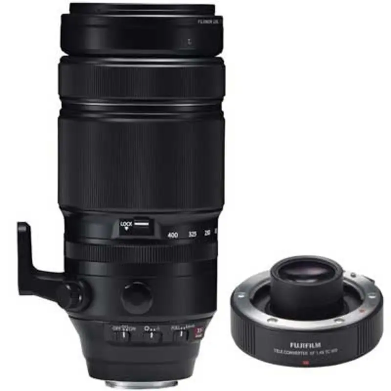 Fujifilm Fujinon 100-400mm f4.5-5.6 R LM OIS WR Lens with 1.4X Teleconverter
