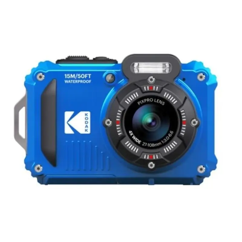 Kodak PIXPRO WPZ2 16MP 4x Zoom Tough Compact Camera - Blue