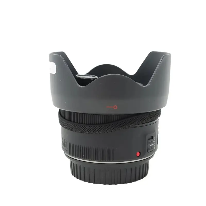 Used Canon EF 50mm F1.8 STM Lens with hood (SH43294)