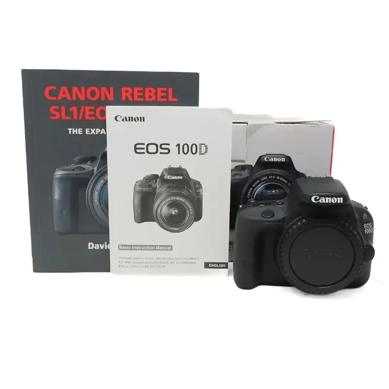 Used Canon EOS 100D DSLR camera body (Boxed SH43303)