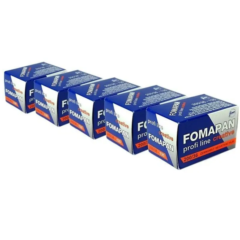 Fomapan 200 Black & White 35mm Film  Triple Pack (3x 36 Exposures, ISO 200)