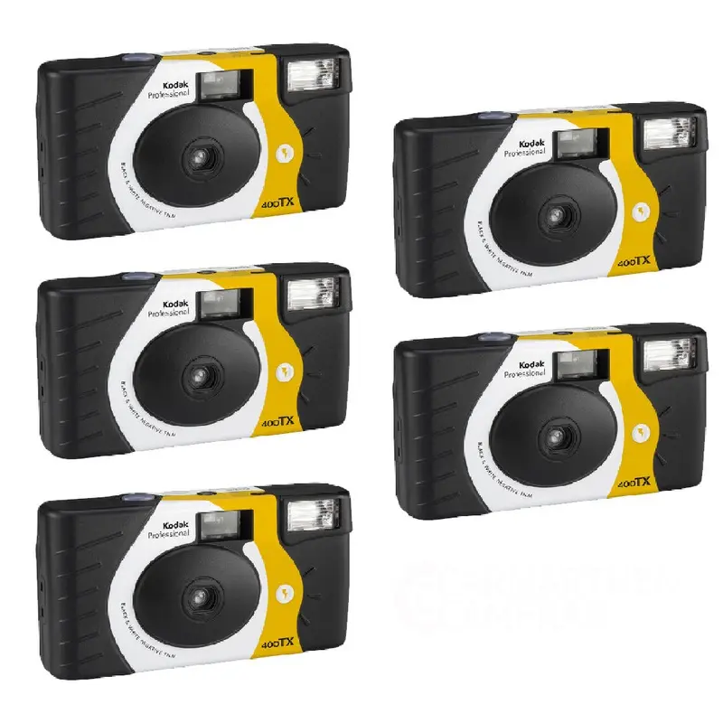 Kodak Professional Tri-X B&W 400 - 27 Exposure Single Use Camera - Pack of 5