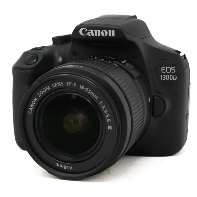 Used Canon 1300D DSLR Camera + EF 18-55mm f3.5-5.6 III lens (Boxed SH43224)