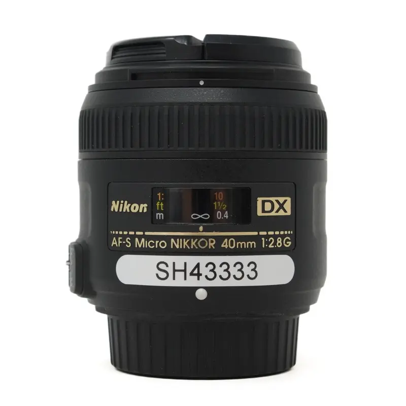 Used Nikon 40mm f/2.8 Micro AF-S DX Lens - Boxed (SH43333)