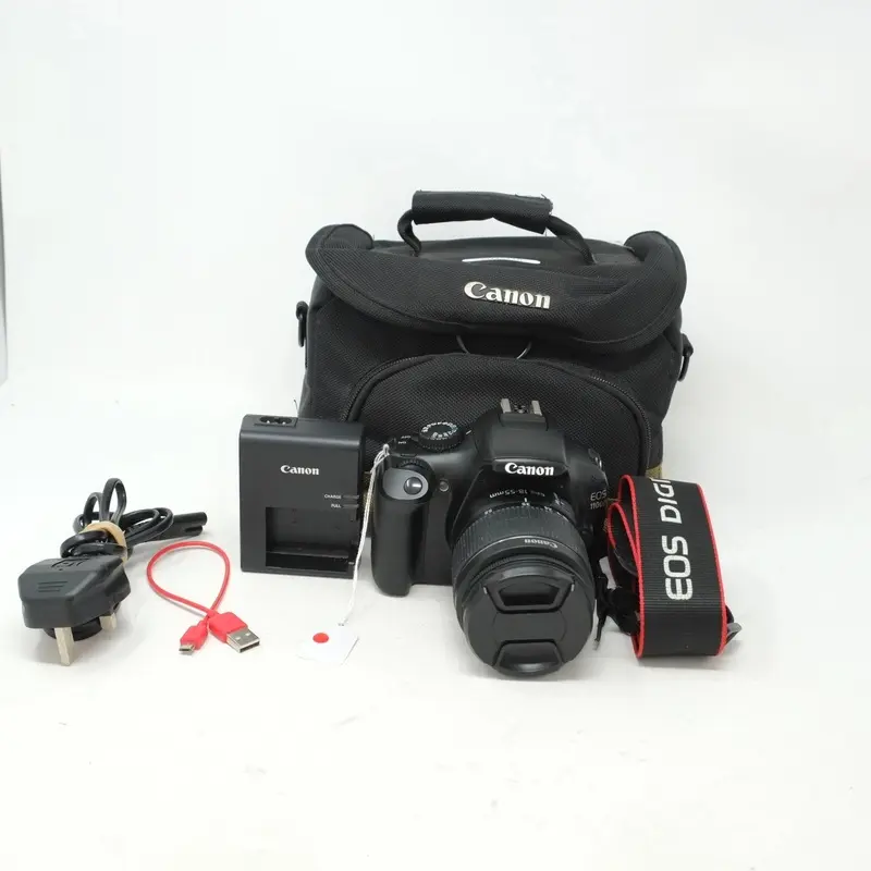 Used Canon 1100D DSLR Camera + 18-55mm Lens - Case (SH43110)