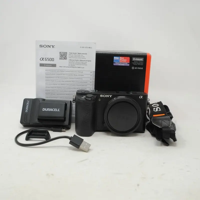 Used Sony A6500 Camera Body - Boxed (SH43168)