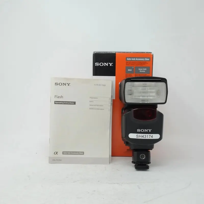 Used Sony Flashgun HVL-F43AM - Boxed (SH43174)