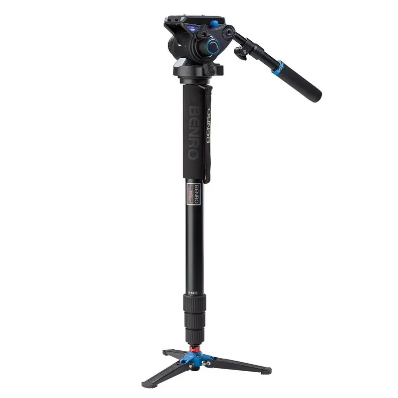 Benro A48TDS6 Series 4 Aluminum Monopod with 3-Leg Locking Base and S6 Video Head