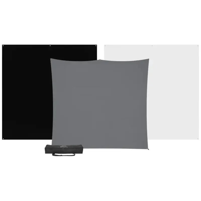 Westcott X-Drop Pro 3-Pack Backdrop Kit (8x8)