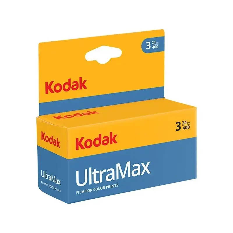 Kodak UltraMax 400 Colour Film 135 (24 Exp) Pack of 3
