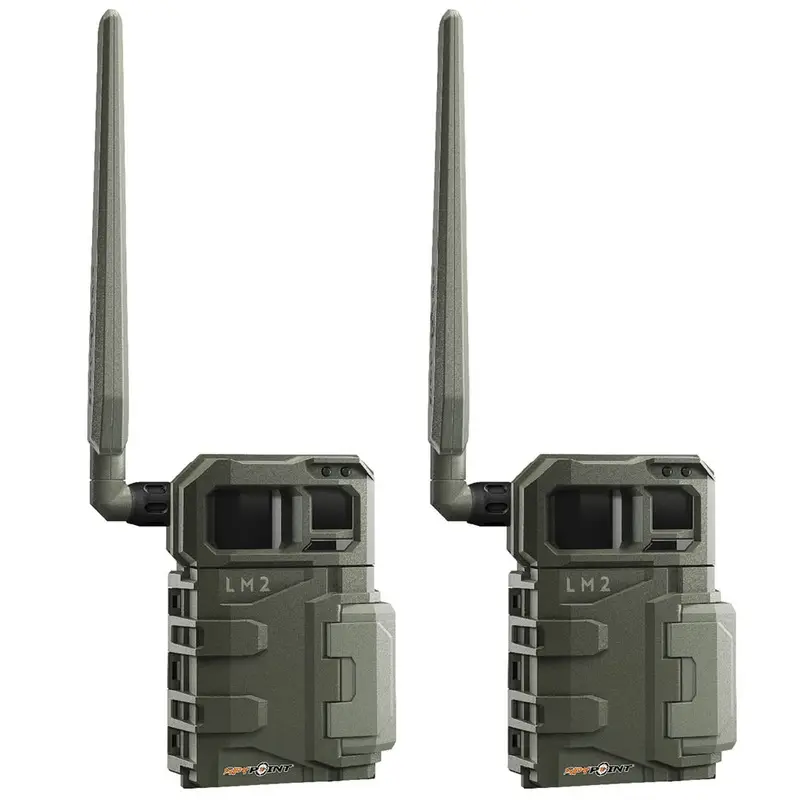 SpyPoint LM2 Cellular SMS Trail Nature Camera (2 Camera Pack)