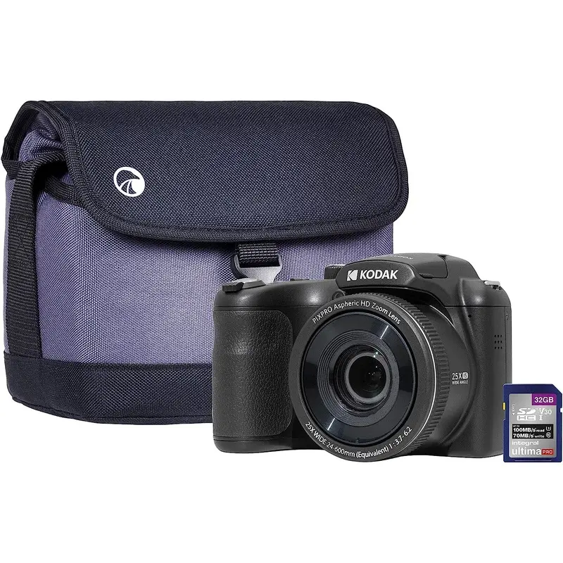 KODAK PIXPRO Astro Zoom AZ255 KIT Camera Case and 32GB Card