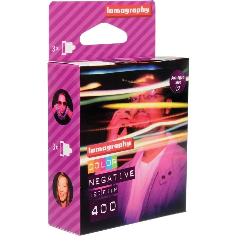 Lomography Color Negative 400/120 3 Pack Film