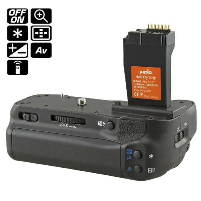 Jupio BatteryGrip for Canon 750D/760D/IX8/T6S/T6I Camera
