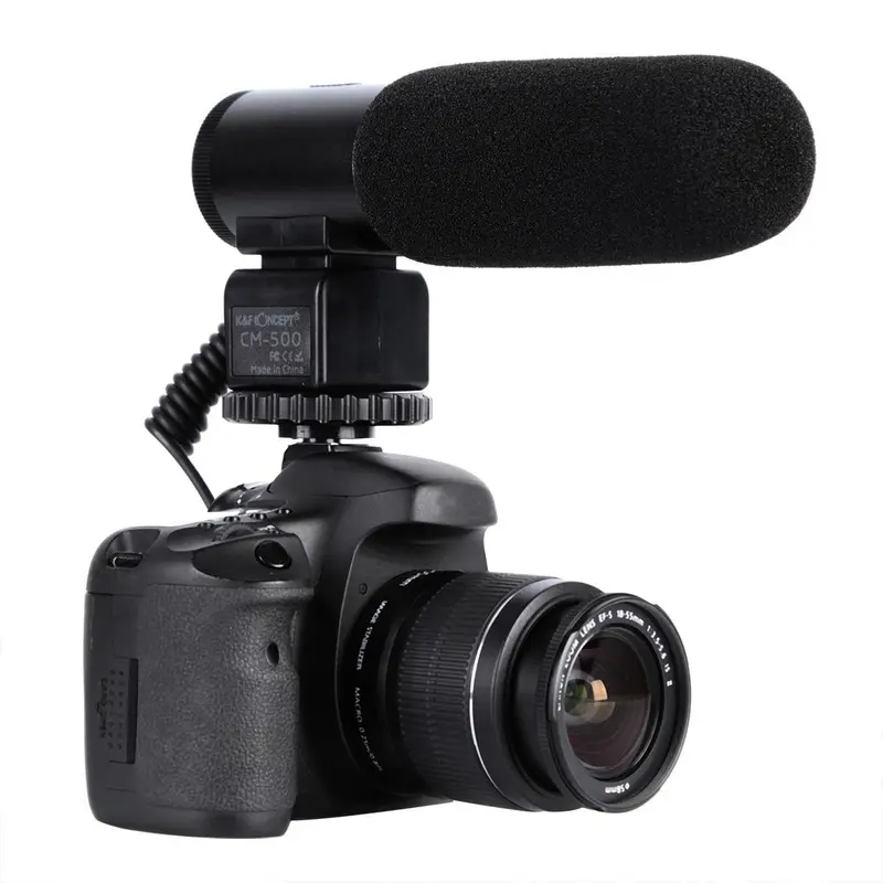 K&F CM-500 Shotgun Microphone for DSLR Camera Video Photography