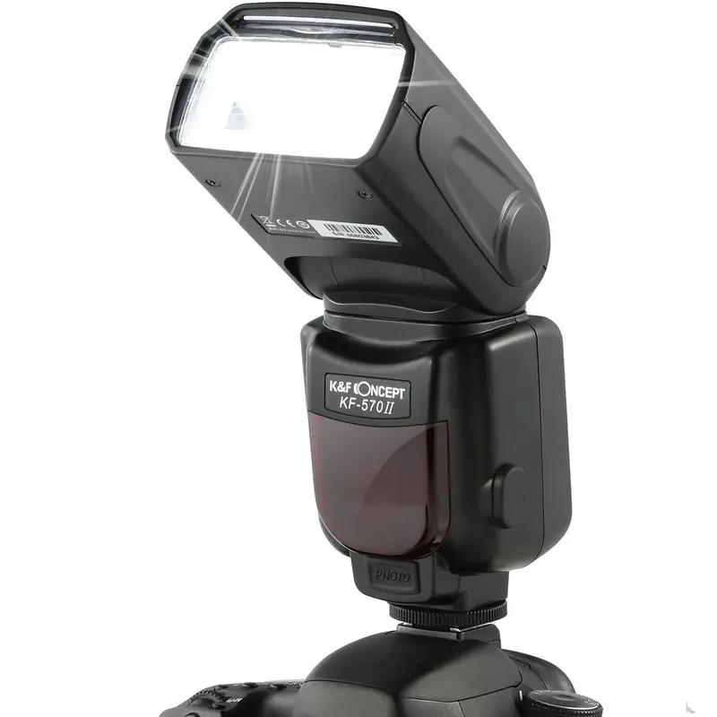 K&F Concept 570 II Flash for Canon Nikon with Single-Contact Shoe Mount