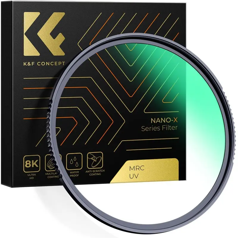 K&F Concept 58mm MCUV Filter  Ultra-Slim Lens Protection with Superior Clarity