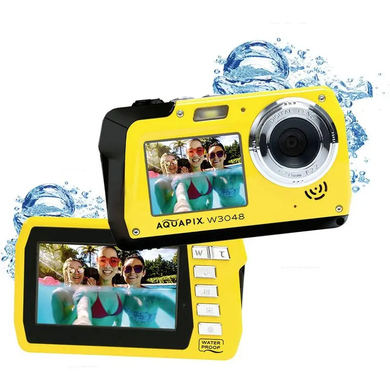 Easypix Aquapix W3048 Waterproof Digital Camera - Yellow