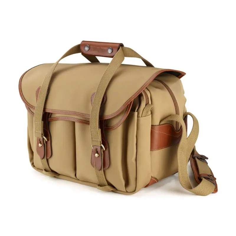 Billingham 5 Series 335 Shoulder Camera Bag - Khaki Canvas / Tan Leather