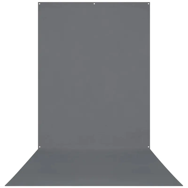 Westcott X-Drop Wrinkle-Resistant Sweep Backdrop - Neutral Gray (5' x 12')