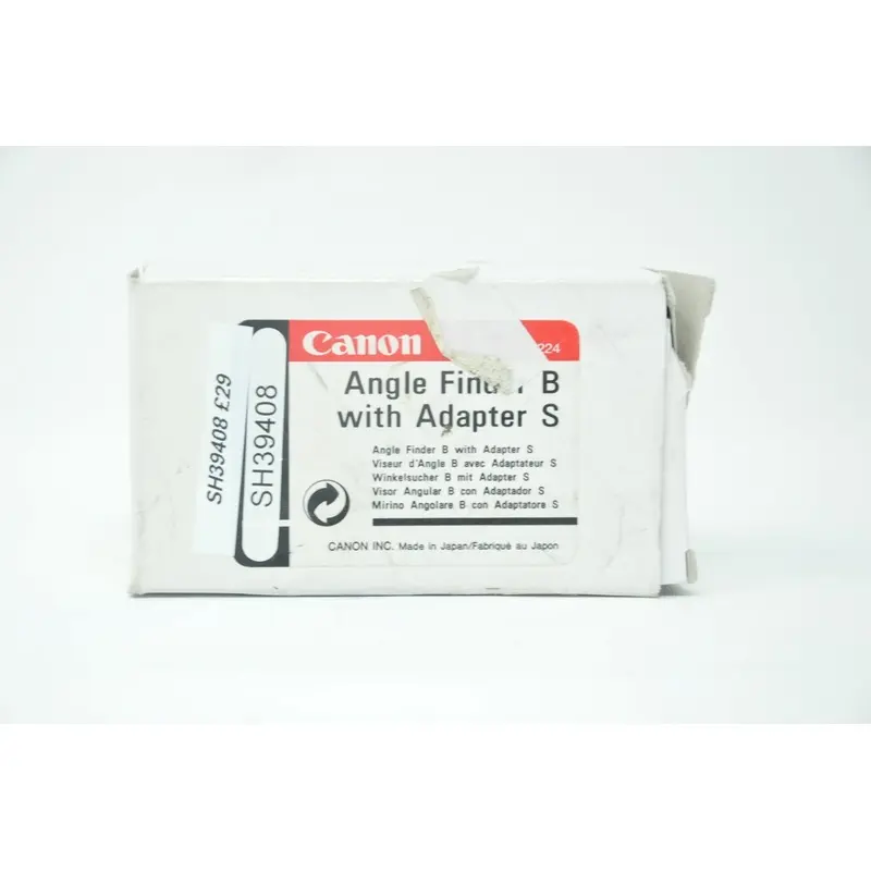 Used Canon Angle Finder B with Adaptor S  (Boxed SH39408)