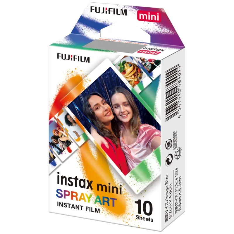 Fujifilm Instax Mini Film Spray Art