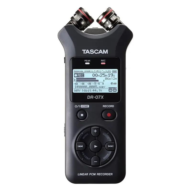 Tascam DR-07X Digital  Handheld Stereo Recorder