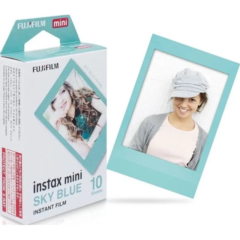 Fujifilm Instax Mini Film - Sky Blue (10 shots)