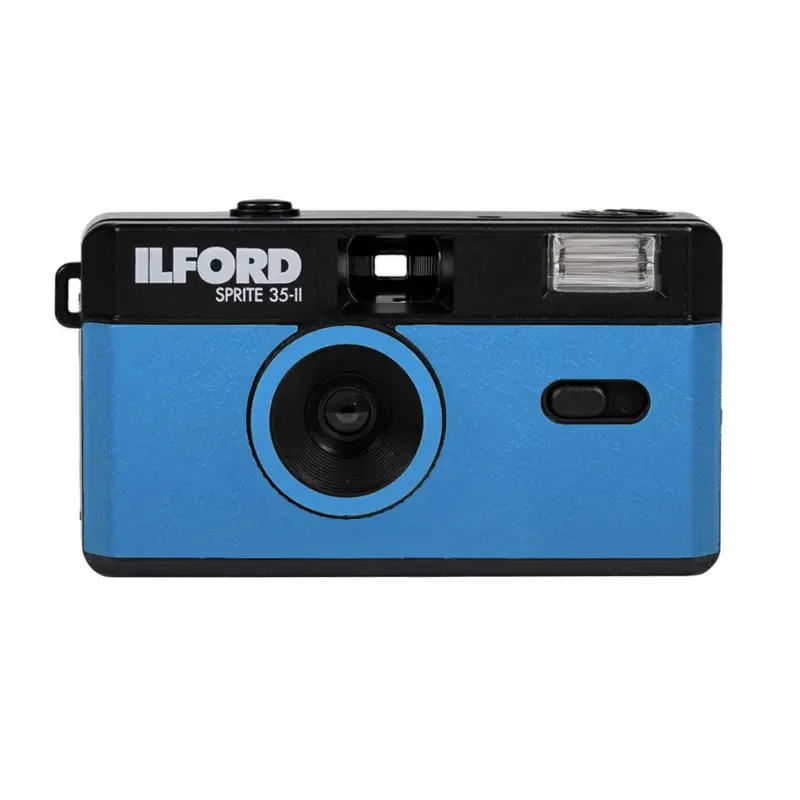 Ilford Sprite 35-II Reusable Camera - Blue & Black