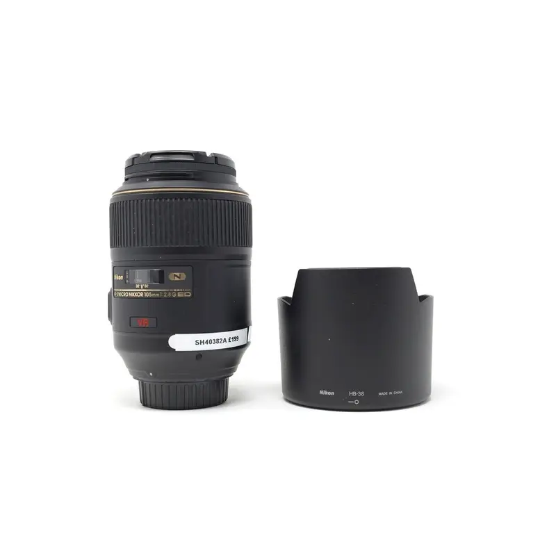 Used Nikon AF-S Nikkor 105mm F2.8G ED VR Macro lens (Fungus) (SH40382A)
