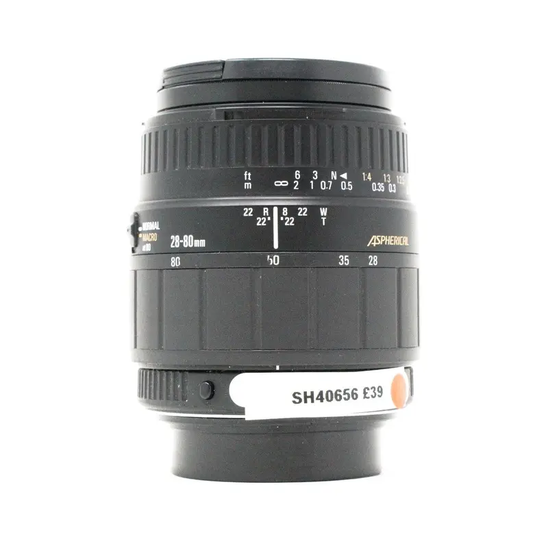 Used Sigma 28-80mm f3.5-5.6 Macro lens in Pentax AF fitting (SH40656)