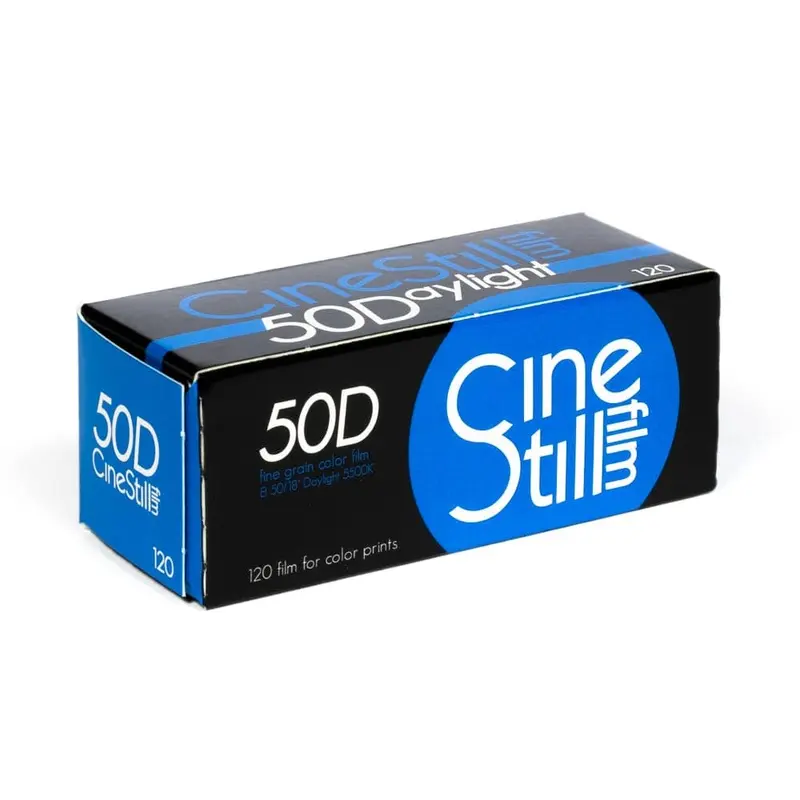 Expired Cinestill 50D Daylight Fine Grain Colour Color Negative Film, 120