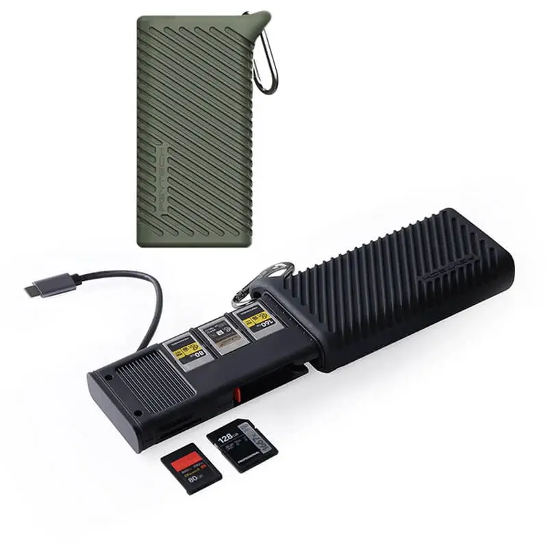 PGYTech CreateMate CFexpress Type-B & SD Card Reader and Case - Moss Green