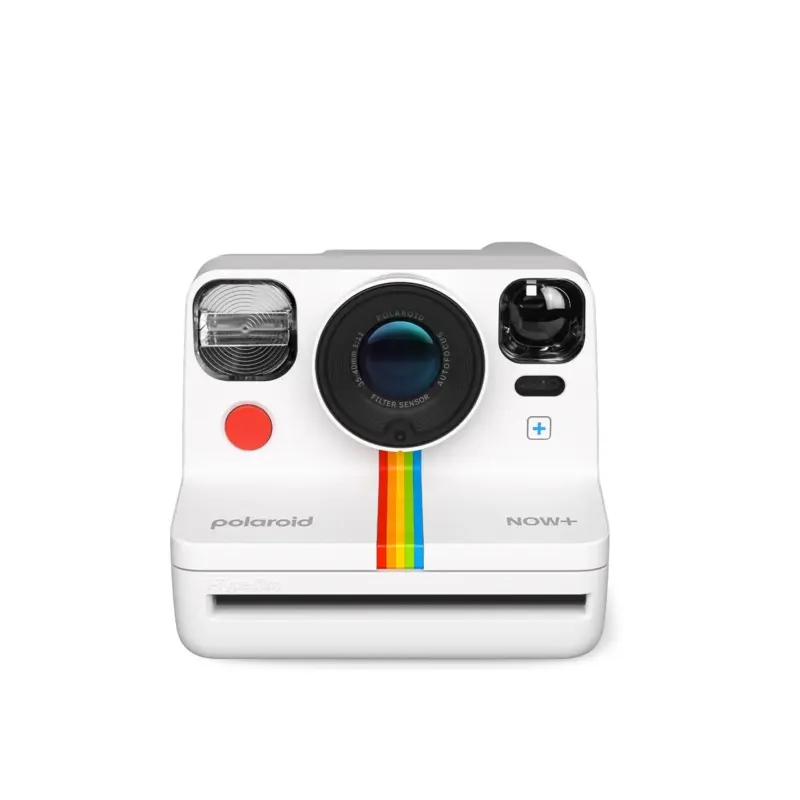 Clearance Polaroid Now+ Generation 2 i-Type Instant Camera + 5 Lens Filters - White